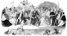 Public meeting at the Mansion House - the Lord Mayor in the Chair, 1844. Creator: Unknown.