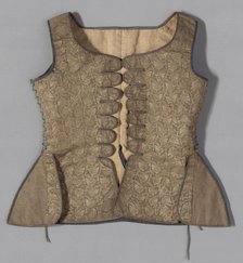 Jumps (Woman's Waistcoat), France, Mid-18th century. Creator: Unknown.