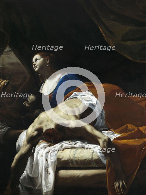 Judith and Her Maidservant with the Head of Holofernes, 1659. Creator: Preti, Mattia (1613-1699).