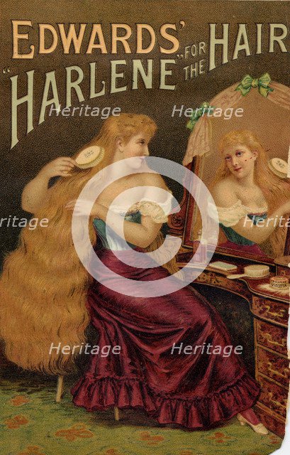 Edward’s Harlene For The Hair, 1900. Artist: Unknown