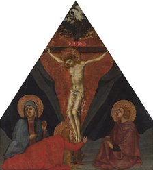 The Crucifixion with the Virgin, Mary Magdalene and St. John the Evangelist, ca 1400. Artist: Andrea di Bartolo (bef. 1389-1428)