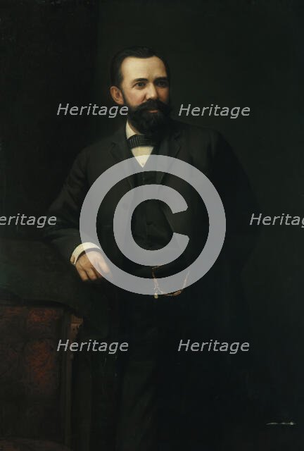 Portrait of Colonel Guilford Wiley Wells, c1886. Creator: Albert Jenks.