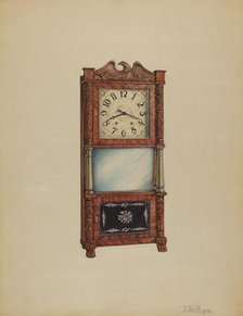 Shelf Clock, c. 1936. Creator: Lawrence Phillips.