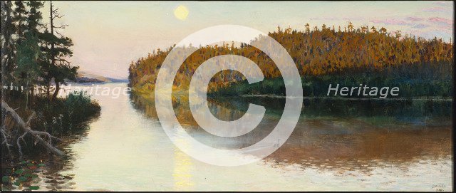 Landscape in Kuhmo, 1890.