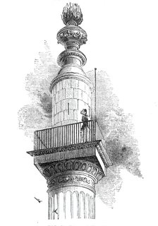 Top of the Monument, 1842. Creator: Unknown.