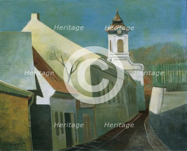 Street in Pötzleinsdorf, 1940. Creator: Viktor Planckh.