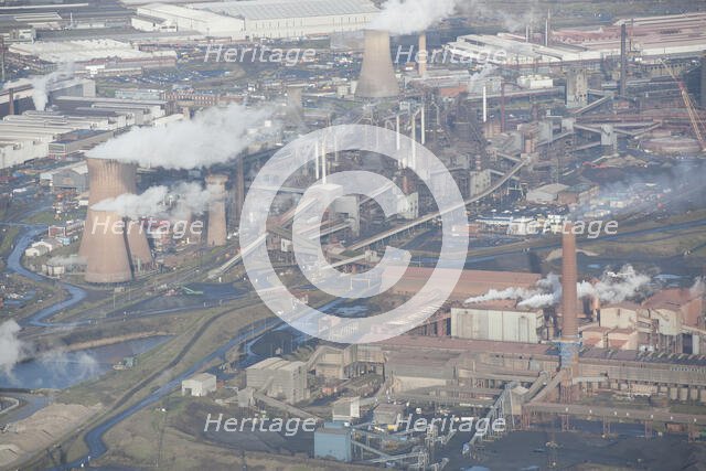 Scunthorpe Steel Works, North Lincolnshire, 2016. Creator: Dave MacLeod.