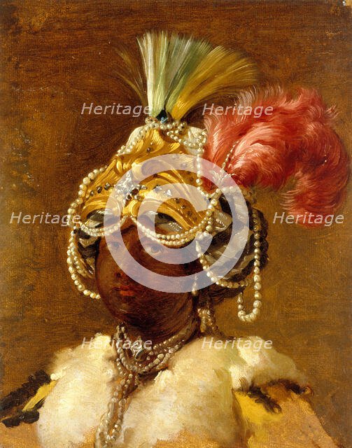 Sultane noire, 1748. Creator: Joseph-Marie Vien the Elder.