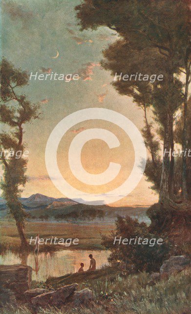 'A Sylvan Stream', late 19th century, (c1902).  Creator: Unknown.