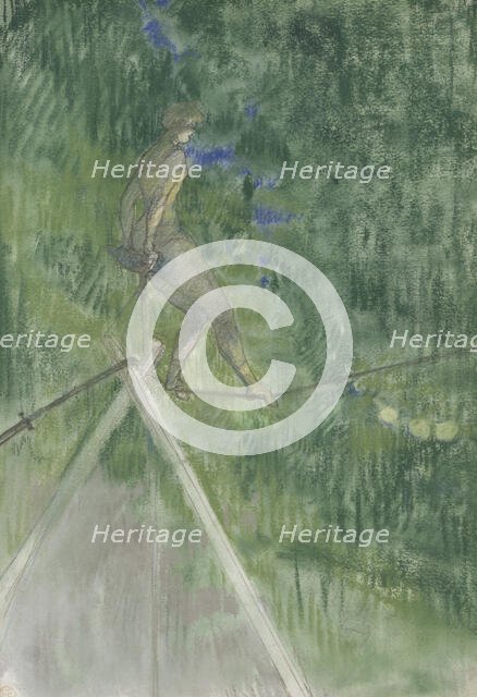 The Rope Dancer, late 19th century. Creator: Henri de Toulouse-Lautrec.