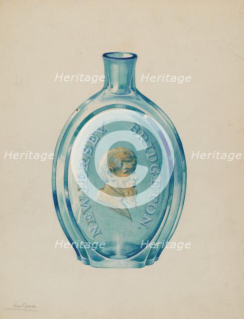 Flask, c. 1936. Creator: Charles Caseau.