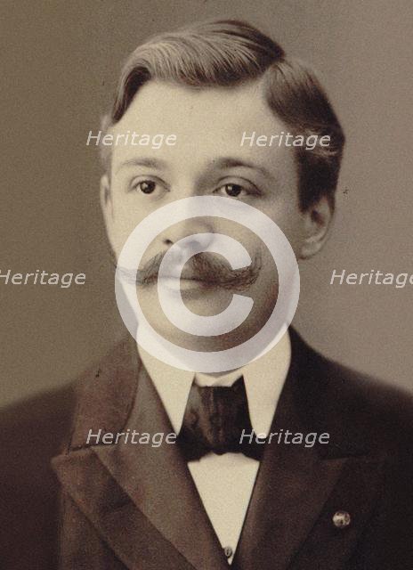 Portrait of the violinist and composer Henri Marteau (1874-1934). Creator: Photo studio N. Raschkow, Breslau  .