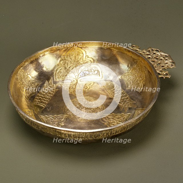 Charka (drinking cup) of the Tsar Ivan IV the Terrible (From Khanate of Kazan), before 1552. Artist: Anonymous  