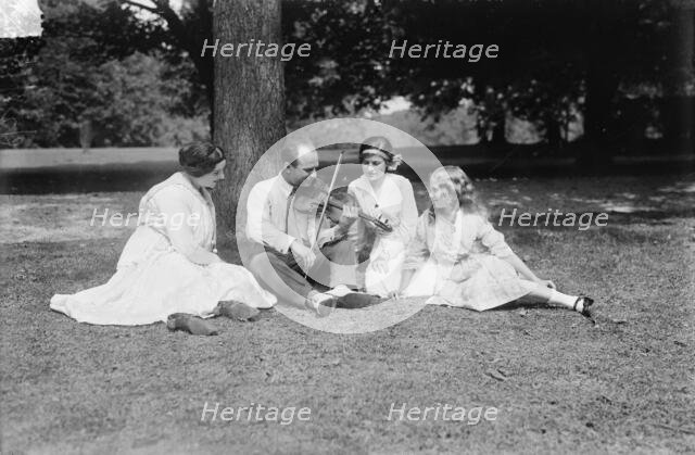 Mina, Mischa, Liza, & Esther Elman, 1917. Creator: Bain News Service.