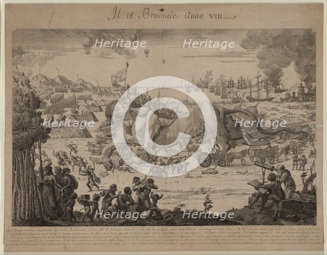 18 Brumaire in the year VIII (9 November 1799), 1799. Artist: Anonymous  