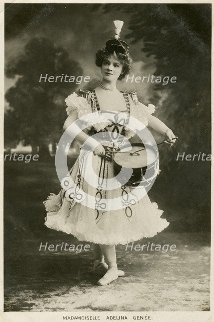Adelina Genee, Danish-born British ballet dancer, c1906.Artist: Bassano Studio
