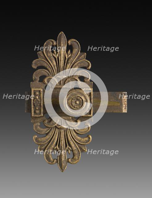 Ornamental Bolt, c. 1800. Creator: Unknown.