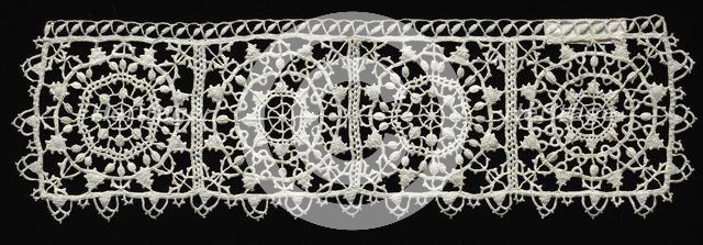 Needlepoint (Reticella) Lace Cuff, second half of 16th century. Creator: Unknown.