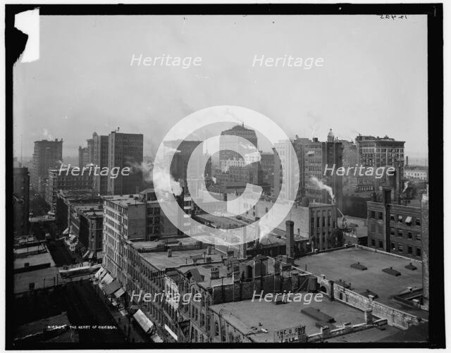 The Heart of Chicago, c1900 or 1901. Creator: Unknown.