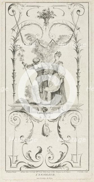 The Coaxer, Arabesque. Creator: Pierre Alexandre Aveline (French, 1710-1760).