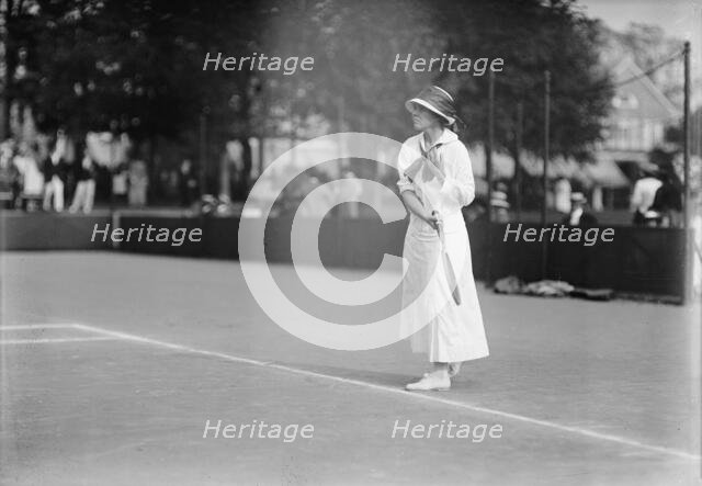Miss Eva Baker, Tennis Tournament, 1912. Creator: Harris & Ewing.