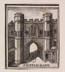Cripplegate, London, 1750. Artist: Anon