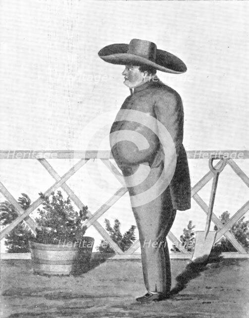 The Last Phase: Napoleon in his Garden at Longwood, 1909. Creator: Unknown.