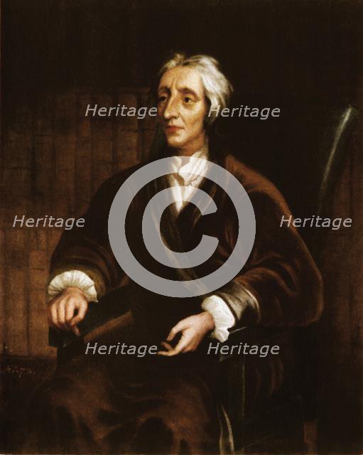 'John Locke', late 17th century, (1943).  Creator: Sir Godfrey Kneller.