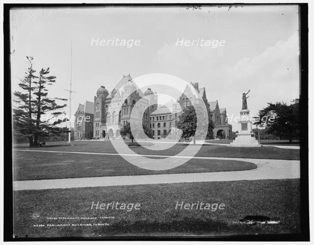 Parliament Buildings, Toronto, between 1900 and 1906. Creator: Unknown.