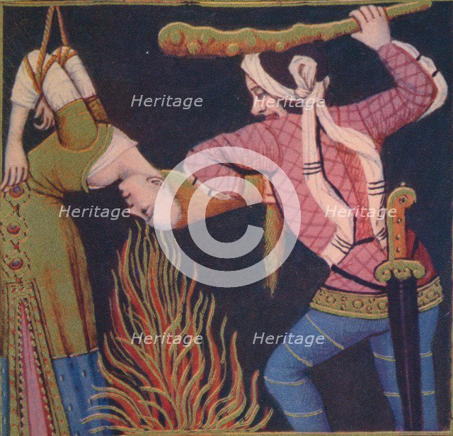 'Leaena - Femme Publique', 1403, (1939). Artist: Master of Berry's Cleres Femmes.