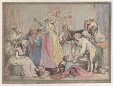 Dressing for a Masquerade, April 1, 1790., April 1, 1790. Creator: Thomas Rowlandson.