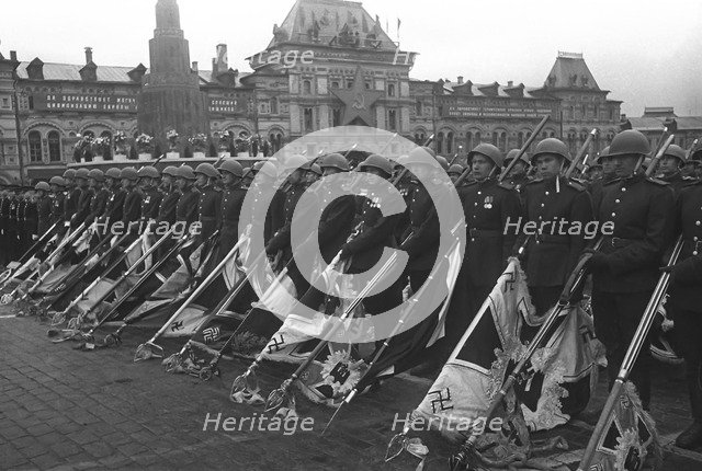 The Moscow Victory Parade, June 24, 1945 Artist: Anonymous  