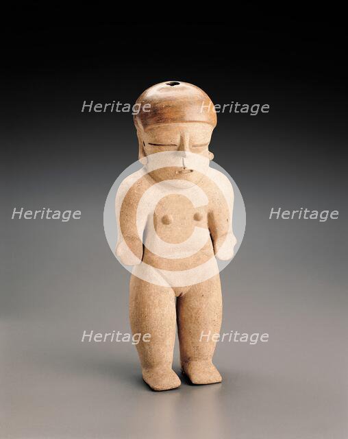Standing female figure, 300 BCE-500 CE. Creator: Unknown.