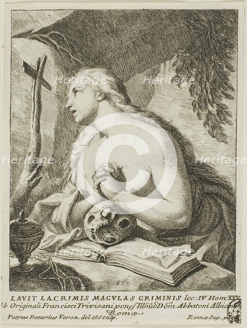 Saint Mary Magdalene, 1728/31. Creator: Pietro Rotari.