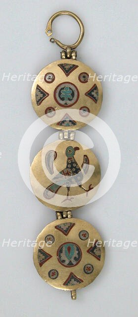 Chain with Birds and Geometric Motifs, Kievan Rus', 1000-1200. Creator: Unknown.