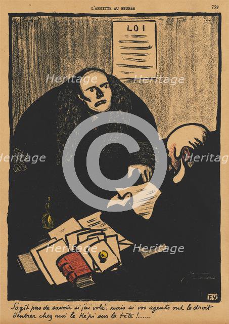 Crimes and Punishments II, 759: The question is, not whether... , 1873. Creator: Félix Vallotton (French, 1865-1925).