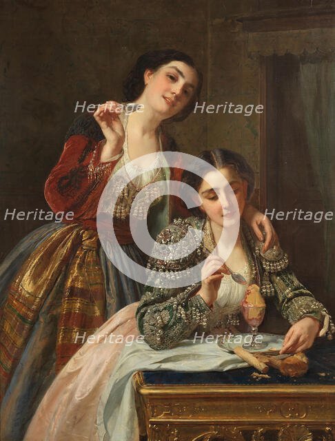 The Five Senses: Taste, c1865. Creator: Schlesinger, Henry Guillaume (1814-1893).