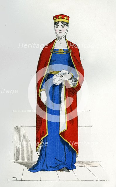 Capetian noblewoman, c1180-1190 (1882-1884). Artist: Unknown