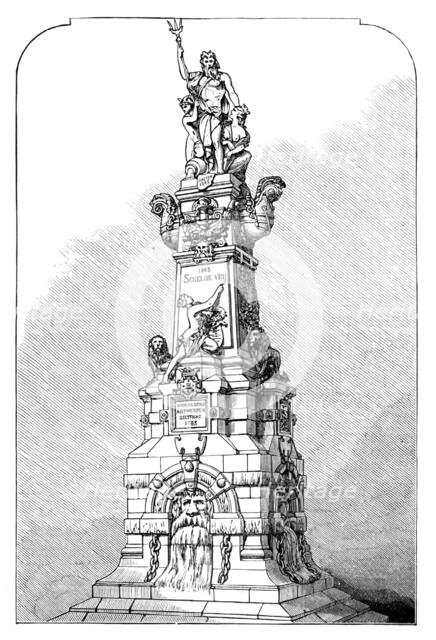 The Scheldt Emancipation Monument, Antwerp, 1883. Creator: Unknown.