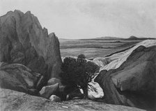 Near Last Camp on Ross Fork, Snake River, Lander Wagon Road, Oregon, 1859. Creator: Henry Hitchings.