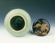 Longquan celadon jarlet, Yuan dynasty, China, 1279-1368. Artist: Unknown