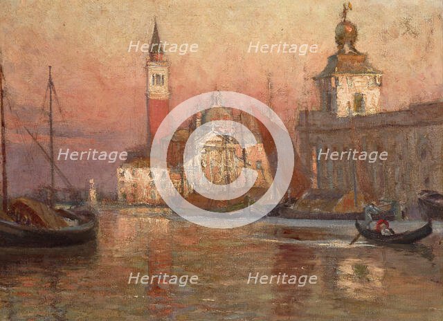 San Giorgio, Venice, about 1900. Creator: Herbert W. Faulkner.