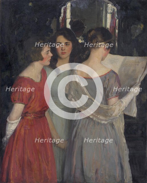 Three Sisters, 1922. Creator: George Harcourt.