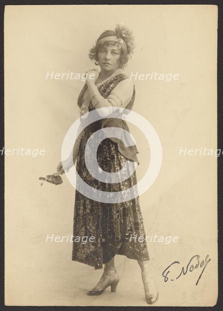 Mlle Polaire, about 1910. Creator: Paul Nadar.