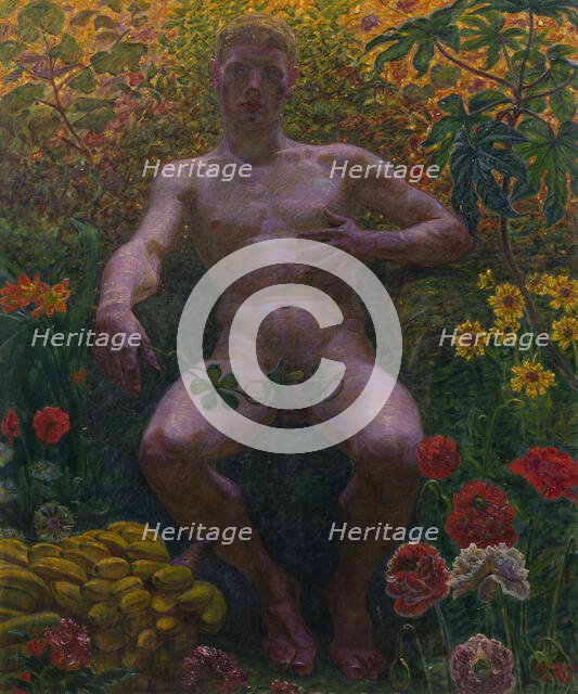 Adam in Paradise, 1914. Creator: Kristian Zahrtmann.