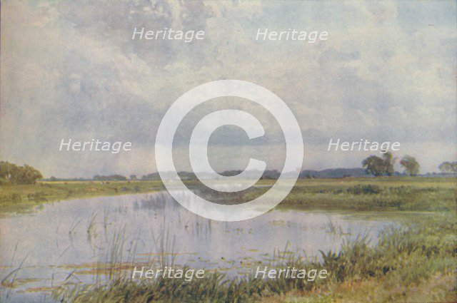 'A River in a Plain', 1910. Artist: Harold Sutton Palmer.