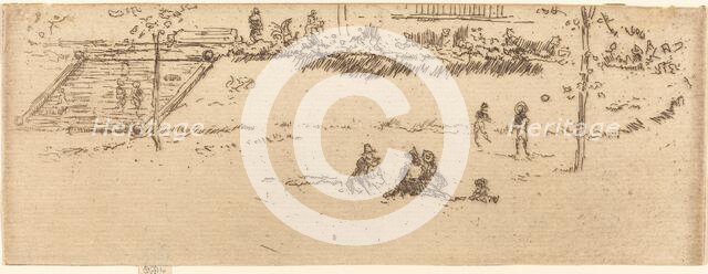 Steps, Gray's Inn, c. 1886/1888. Creator: James Abbott McNeill Whistler.