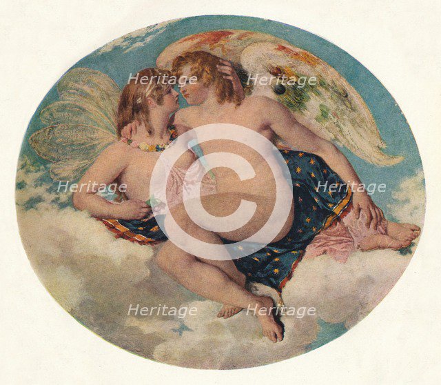 'Cupid and Psyche', 19th century.  Artist: William Etty.