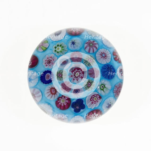 Paperweight, Clichy, 19th century. Creator: Clichy Glassworks.