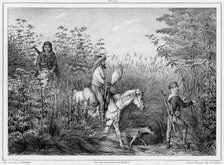 Hunters of Kamchatka, 19th century. Creators: Friedrich Heinrich Kittlitz, Victor Adam.